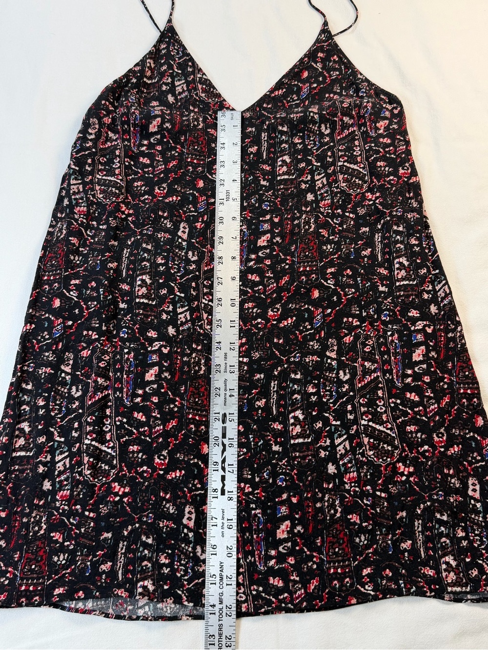 Aritzia Wilfred Free Boho Floral Spaghetti Strap Mini Dress Size Small - Picture 5 of 11